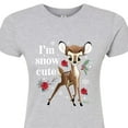 thumbnail image 3 of Disney Bambi - Christmas - I'm Snow Cute - Juniors Fitted Graphic T-Shirt, 3 of 5