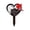 Dad#1, variant on Cemetery Decorations for Grave, Metal Memorial Grave Markers, Cardinal Graveyard Sympathy Plaque, Daddy Remembrance Graveside Burial Decor Sign for Outside Yard Garden(Dad)