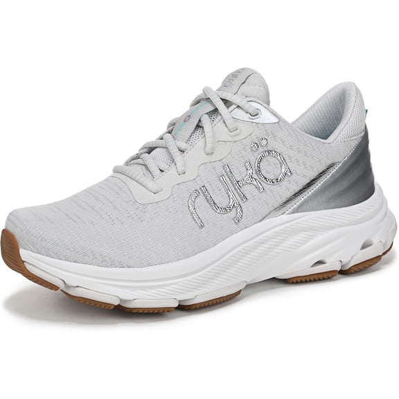 Ryka Women's Devotion X Max Rs Walking Sneaker Grey Metallic 6W
