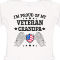 thumbnail image 4 of Inktastic I'm Proud of My Veteran Grandpa Boys or Girls Long Sleeve Baby Bodysuit, 4 of 5