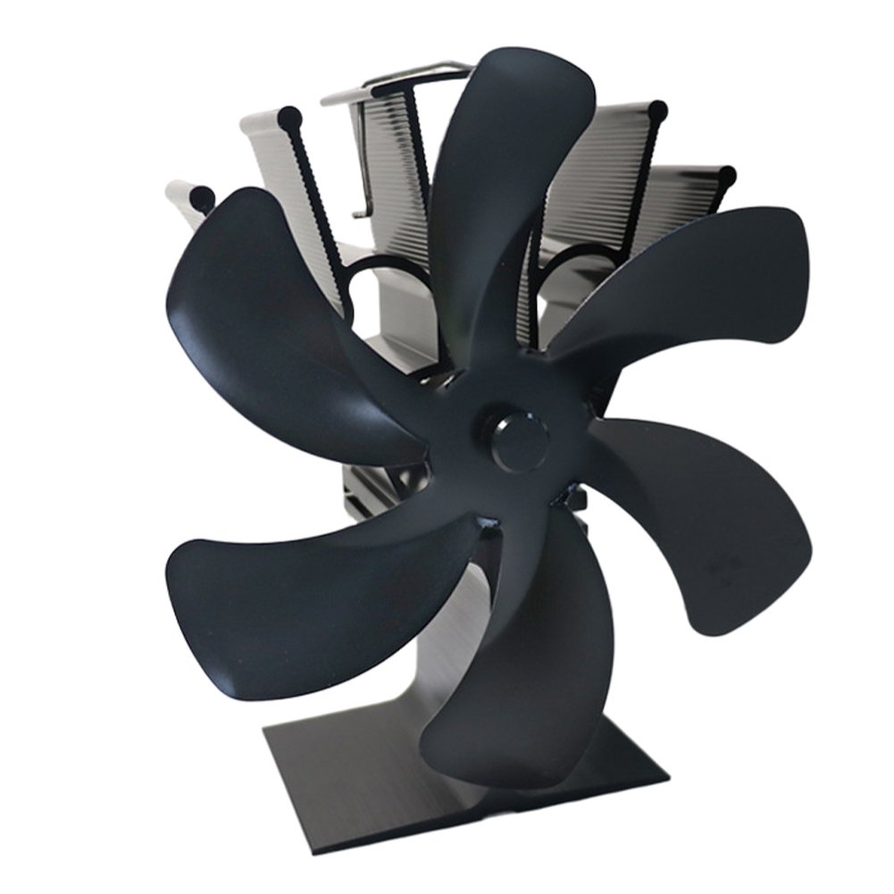 Peggybuy Heat Powered Stove Fan Quiet Stove Top Fan 6-Blade for Wood/Log  Burner/Fireplace | Walmart Canada