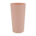 thumbnail image 6 of Mainstays 18-Piece Eco-Friendly Recycled Plastic Dinnerware Set, Pink, 6 of 10