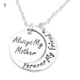 thumbnail image 2 of Jiaroswwei Extension Chain Adjustable Women Necklace Gift Unique Mom Daughter Matching Moon Pendant Necklace Jewelry Accessories, 2 of 8