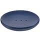 thumbnail image 1 of jabonera de cerámica creativa, soporte artístico para jabón, accesorio de baño para el hogar, dormitorio, hotel, azul oscuro., 1 of 7