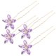 thumbnail image 2 of 4pcs Pins de cabello de diamantes de diario gano, 2 of 7