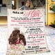 thumbnail image 4 of Sobre Con Estampado De Letras Manta De Franela Manta Para El Hogar Para Hija O Hijo Methold HA046447-01, 4 of 6