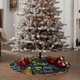 thumbnail image 4 of Sikiie Off-Road Vehicle Nativity Christmas Tree Skirt, Jesus Christian Winter Holiday Tree Mat Decoration(30-48IN)36", 4 of 6