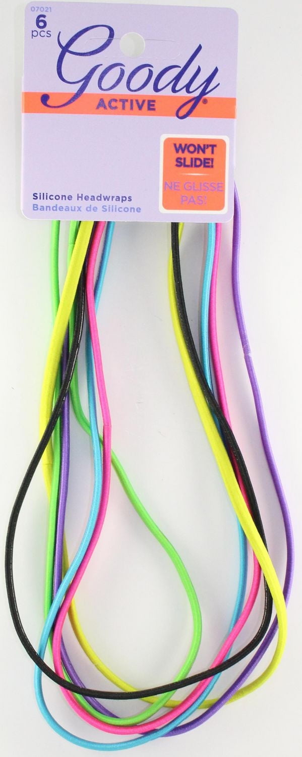 Goody Slide Proof Thin Silicone Headbands