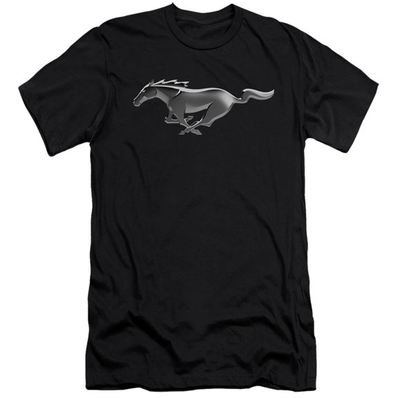 Ford Mustang Modern Mustang S/S Adult 30/1 T-Shirt Black