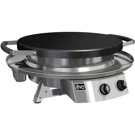 - Evo Professional Series Table Top Grill, Seasoned Steel Cooktop, Natural Gas