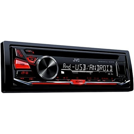 Jvc Detachable Face Car Stereo JVC KD-R470 Single DIN In-Dash CD/AM/FM/ Receiver w/ Detachable Faceplate, Front USB and 3.5mm Auxiliary Input ()