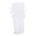 thumbnail image 2 of Beach Wrap Solid Breathable Tassle Design Crochet Mesh Charming Beach Cover Up for Outdoor, 2 of 7