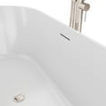 thumbnail image 3 of Dreamline Bt13x2967c Charisma 67" Free Standing Acrylic Soaking Tub - White, 3 of 7