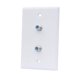 thumbnail image 2 of SatelliteSale Tornillos de placa de pared dúplex coaxial (blanco) incluidos, 2 of 5