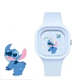thumbnail image 3 of Relojes de niña de Disney Stitch, reloj de cuarzo con diamantes para mujer, relojes de pulsera de cuero con dibujos animados de Stich, reloj de acero con correa de moda, regalo, 3 of 5