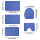 thumbnail image 3 of Juego de 5 Alfombrillas de Baño de Espuma | Alfombras de Baño de Terciopelo Suave | Base de Goma Antideslizante | Almohadillas Absorbentes de Agua Gruesas | Lavable a Máquina y de Secado Rápido | Mod, 3 of 6
