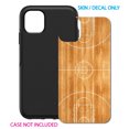 thumbnail image 2 of DistinctInk Custom SKIN / DECAL compatible with OtterBox Symmetry for iPhone 11 (6.1" Screen) - Basketball Court Layout - Show Your Love of Basketball, 2 of 5