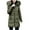 Army Green, variant on Hueook Jackets for Women Fall Clothes Women's Plus Size Zip Hooded Jacket Casual tops Coat with Pockets Fall Winter Fashion Cardigan