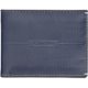 thumbnail image 1 of Calvin Klein - Cartera plegable de piel acanalada para hombre, azul, talla única Calvin Klein plegable, 1 of 1