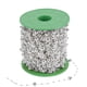 thumbnail image 2 of Cuentas de alambre de perlas, 60 m/rollo, alambre de perlas galvanizado, cadena de perlas, guirnalda de perlas, acabado de lujo, 2 of 11