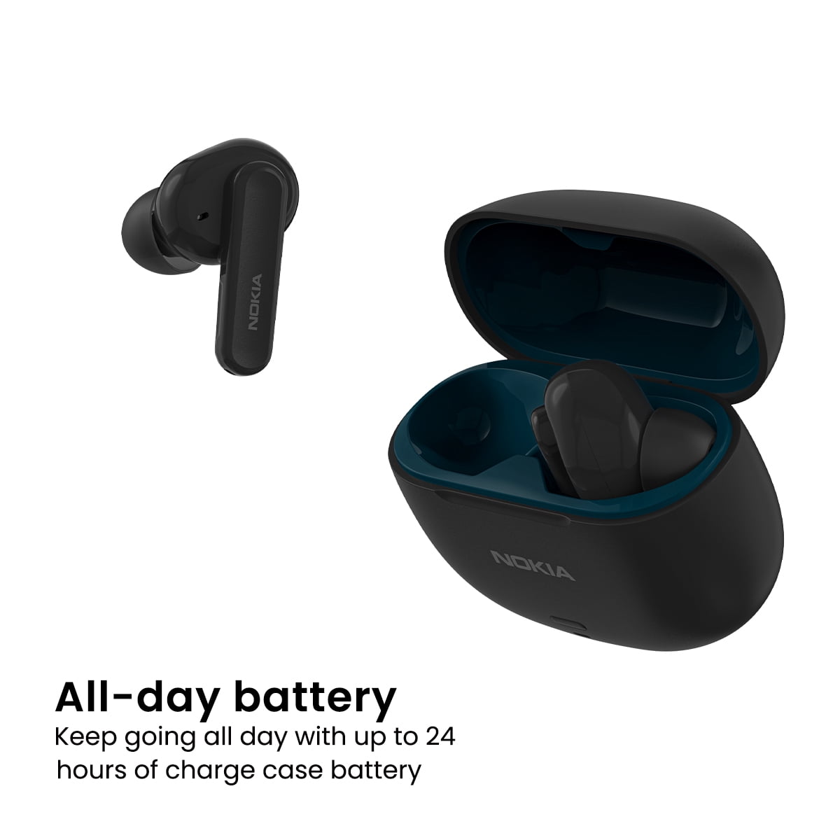 Nokia Clarity Go Earbuds 2 Pro Wireless Active Noise Canceling-Black New Sealed