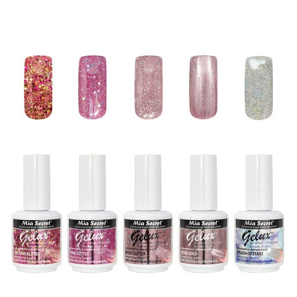 Gelux Soak-off Gel Polish Collection GLITTER EXPLOSION