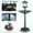 Green, variant on Chateauy Outdoor Standing Bird Bath, Pedestal Design with Solar Light, Bird Feeder and Flower Planter for Garden Landscaping