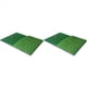 thumbnail image 1 of 2X Estera de Práctica de Golf Césped Artificial Nylon Hierba Tee de Goma Patio Trasero Estera de Golpe de Golf Al Aire Libre Almohadilla de Entrenamiento Duradera 40X60cm, 1 of 6