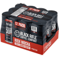Black Rifle Coffee Company Iced Espresso Triple Shot, Rich Mocha, 15oz, Can, 12 Pk