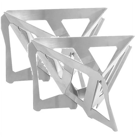 Reusable Foldable Stainless Steel Coffee Filter Holder Pour over Coffees Dripper Mesh Coffee Tea Filter Basket Tools,2 piece * foldable coffee drip holder,Silver