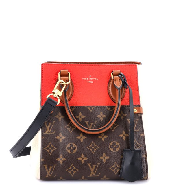 Pre-Owned Fold Tote Monogram Canvas and Leather PM By Rebag