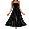 thumbnail image 2 of UPPADA Robes de Danse pour Femmes Robe à Franges à Franges à Sequins Robe à Bretelles Spaghetti Robe Moulante Robe Maxi Robe Froncée Robe de Cocktail Robe de Fête Mini Robes Robes d'Invité de Mariage Vêtements en Liquidation pour Femmes, 2 of 6
