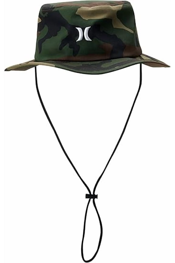High Trail Boonie Bucket Hat w/ Drawstrings, Camo L-XL (1 Each)