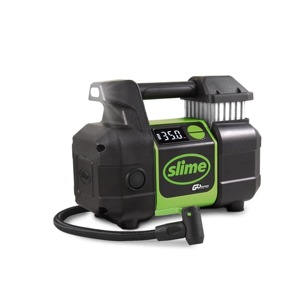 Bomba de aire portátil para inflar neumáticos Slime 40086 Cordless Pro Power