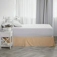thumbnail image 4 of EASYCOT 800 Thread Count 100% Egyptian Cotton Hotel Quality Luxurious Box Pleated Bed Skirt Easy Fit with&nbsp;16" Drop Length ( Beige , King ), 4 of 6