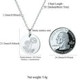 thumbnail image 6 of FindChic Birth Flower Necklaces for Women Stainless Steel Guardian Month Floral Marigold Pendant Necklace for Birthday Christmas Jewelry with Gift Box, 6 of 8