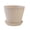 Beige, variant on XINGAG Planter, Pot Large Capacity Flower Pot with Drainage Holes, Balcony Container for Roses Succulents Indoor Outdoor