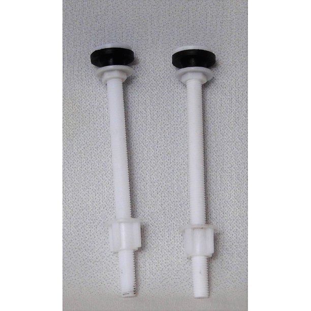 NuFlush 6 Inch Nylon Plastic Raised Toilet Seat Bolts