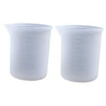 thumbnail image 4 of 2 Count Cups Lab Crystal Epoxy Measuring Cup Soft Measuring Cup 7X6.4CM White, 4 of 8