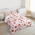 thumbnail image 4 of Manfei Kawaii Christmas Ghost Bedding Comforter Set, Santa Claus Gift Twin Comforter Sets, Happy Western Holiday Reversible Bedding Set, Luxury Bedroom Decor, 2-Piece, 4 of 9