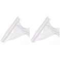 thumbnail image 1 of Cinta blanca de 2 piezas para ramos de flores, cortinas de gasa para bodas, 1 of 6