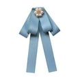 thumbnail image 2 of Broche de cinta de cabello Broche Bownknot Boind Tie Corbita para accesorios de vestuario de blusa azul, 2 of 8