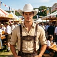thumbnail image 2 of SRZYMJ Western Cowboy Hat for Men Women Classic Roll Up Fedora Hat, 2 of 5