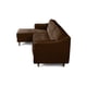 thumbnail image 5 of Sala Modular Sofá Cama Reversible Makora Velvet Chocolate Beehive Memory Foam Modelo Mondlak, 5 of 8