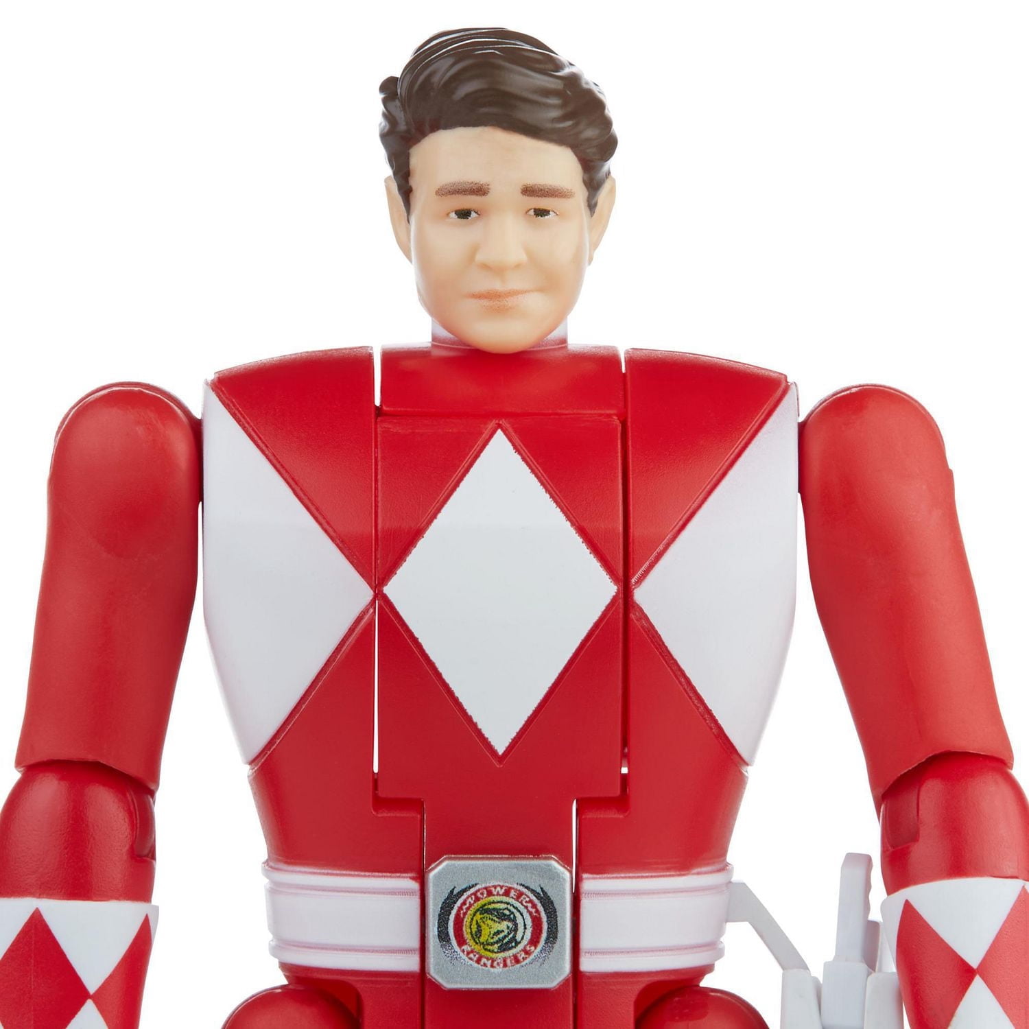 Power Rangers Retro-Morphin Red Ranger Jason Fliphead Action Figure Inspired by Classic Mighty Morphin Toy for Kids Ages 4 and Up