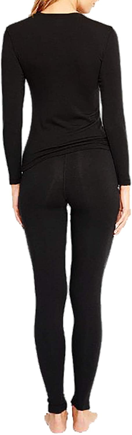 Merdia Thermal Underwear for Women Long Johns Base Layer Stretch Soft  Thermal Top and Bottom Set for Winter-Balck color with X-Small Size Black,  Black, XS : Buy Online at Best Price in