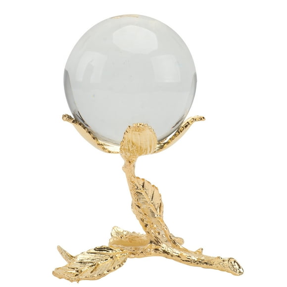 1 UNID NORDIC CRISTICAL BALL ADRORMANTE CREATIVA DE METAL DE CRISTAL DE CRISTAL DE CRAFT DE DORMA DE Dorado