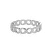 thumbnail image 2 of Dolce Giavonna Sterling Silver Infinity Pattern Ring size 7, 2 of 4