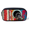 thumbnail image 2 of Dogs With Roses Student Stationery Bags Innovative Canvas Bags, 2 of 2