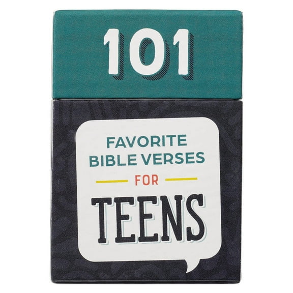 101 Favorite Bible Verses for Teens, Inspirational Scripture Cards to Keep or Share